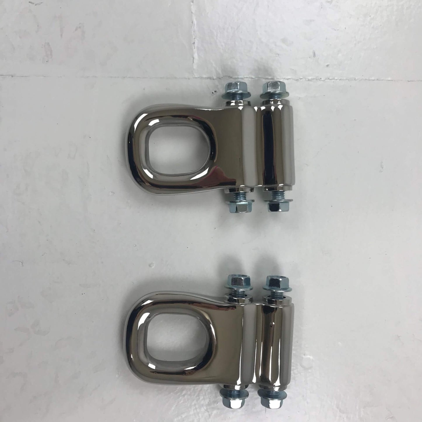 Direct4x4 Trim Accessories Stainless Steel Front Towing Hooks for Hummer H2