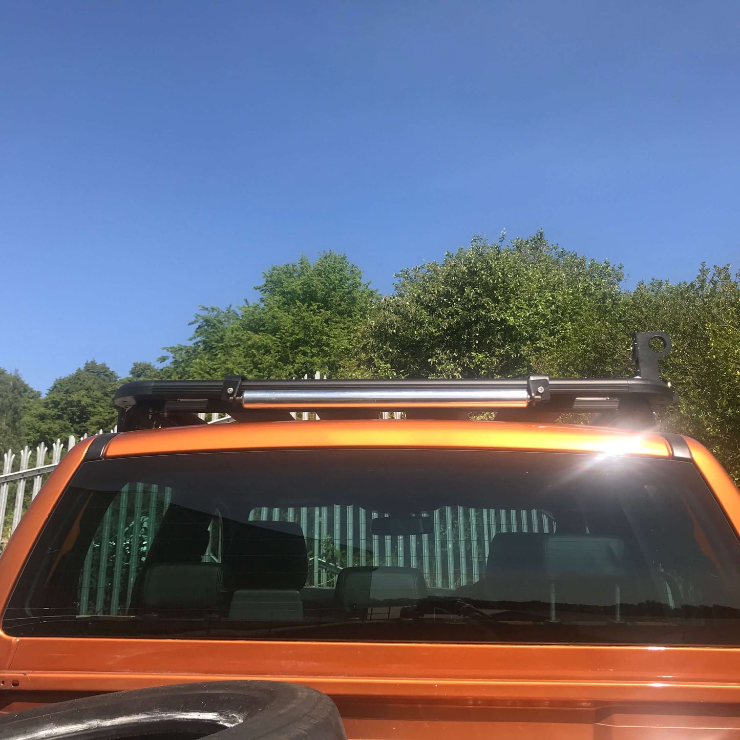 Direct4x4 Roof Rack Accessories Ladder Cargo Roller Bar Kit for Direct4x4 AluMod Low Profile Roof Racks
