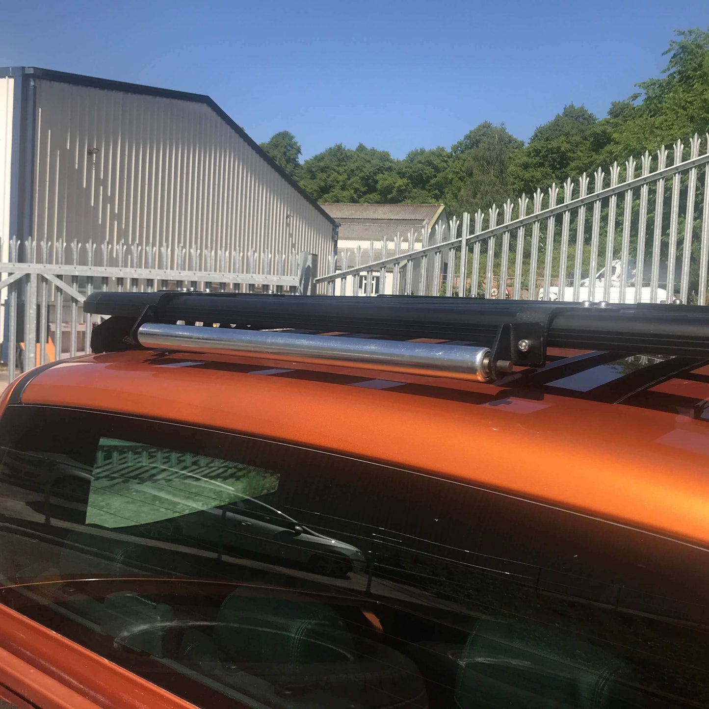 Direct4x4 Roof Rack Accessories Ladder Cargo Roller Bar Kit for Direct4x4 AluMod Low Profile Roof Racks