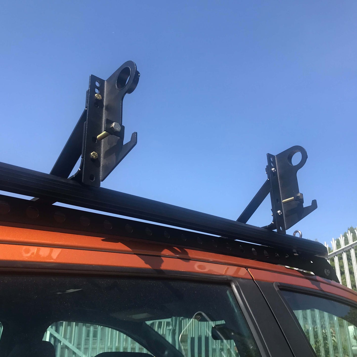 Direct4x4 Roof Rack Accessories Shovel and Jack Holder Add-on for Direct4x4 AluMod Low Profile Roof Racks