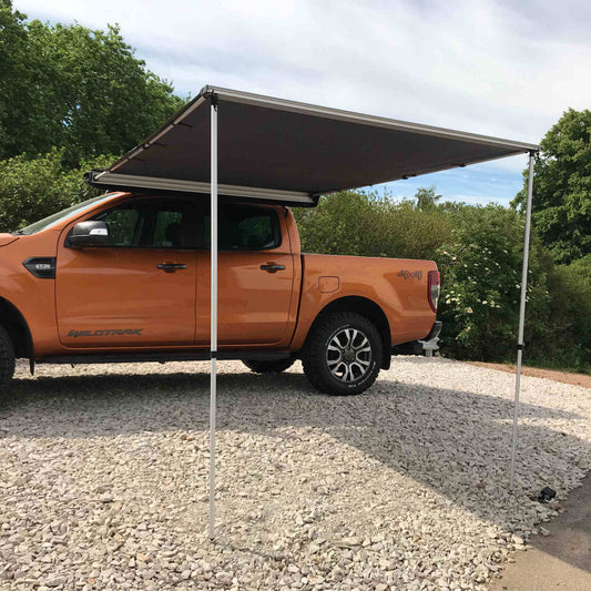 Expedition Pull-out 1.4mx2m Granite Grey Vehicle Side Awning with 1 Side -  - sold by Direct4x4
