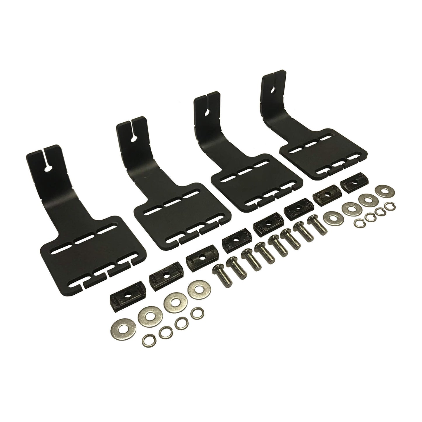 Direct4x4 Roof Rack Accessories Set of Four LED Light Brackets for Direct4x4 AluMod Low Profile Roof Racks