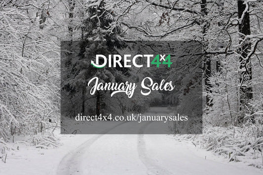Direct4x4 Accessories UK | January Sales Winter Scene