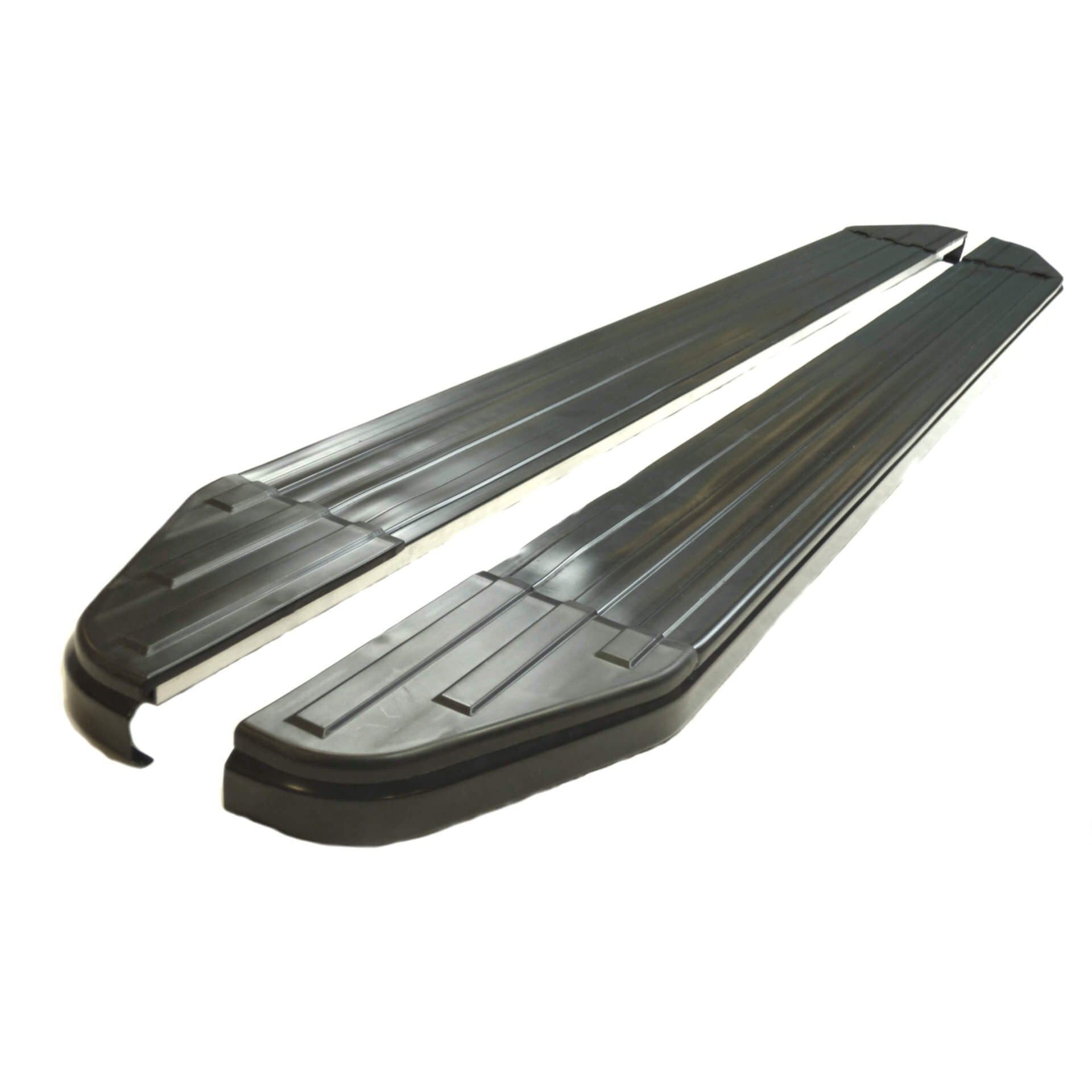 Direct4x4 Side Steps and Bars Black Raptor Side Steps Running Boards for Hyundai Santa Fe 19-20 Pre-Facelift