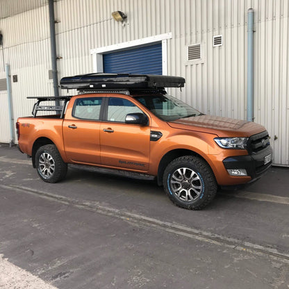 Direct4x4 Roof Top Tents [CLEARANCE] Black Overland Expedition Hard Shell Pop-up 2-Person Roof Top Camping Tent