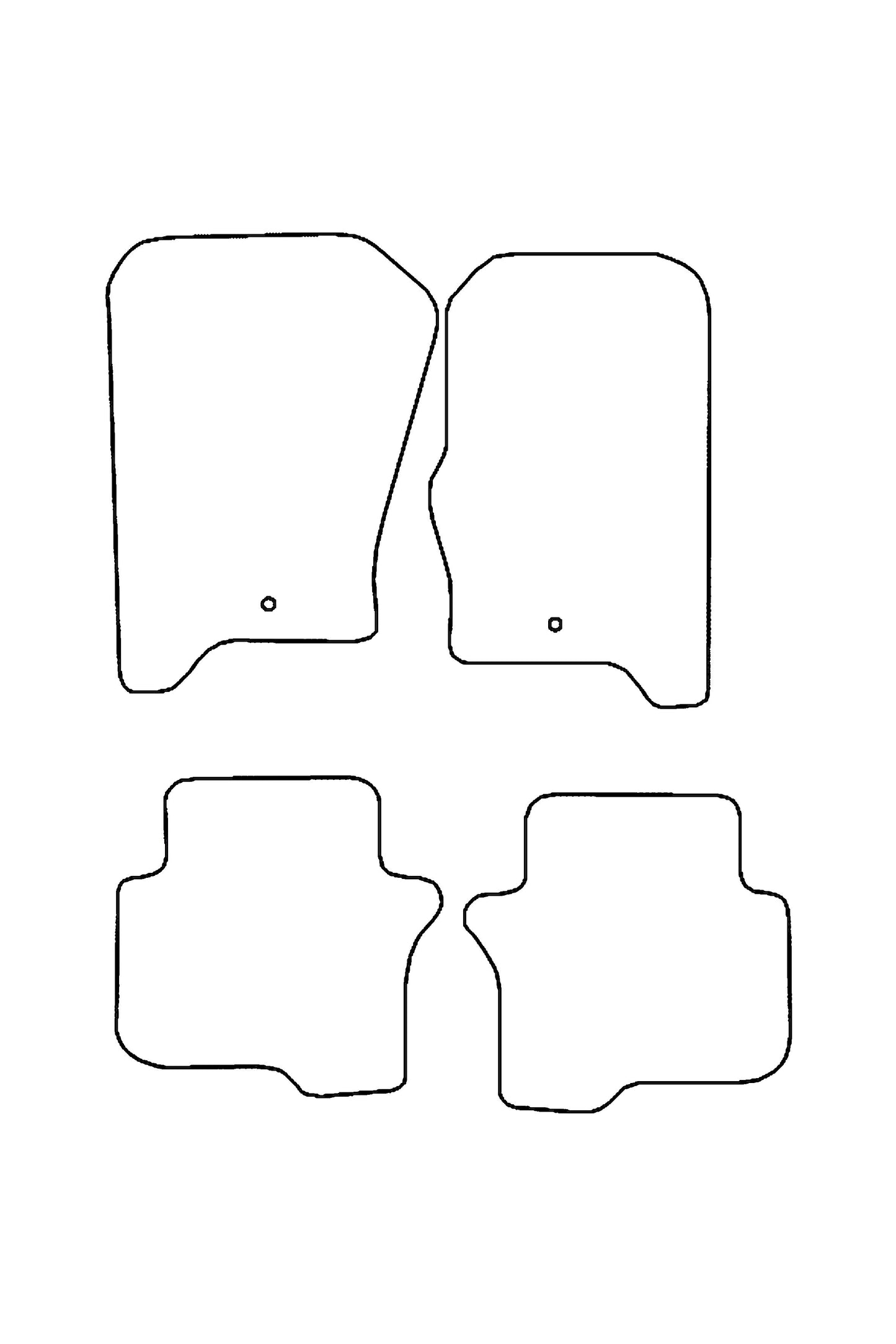 Fits Land Rover Discovery Series 4 Tailored Rubber Mats