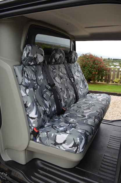 Fits Vauxhall Vivaro Crew Cab 2001-2006 Rear Seat Covers