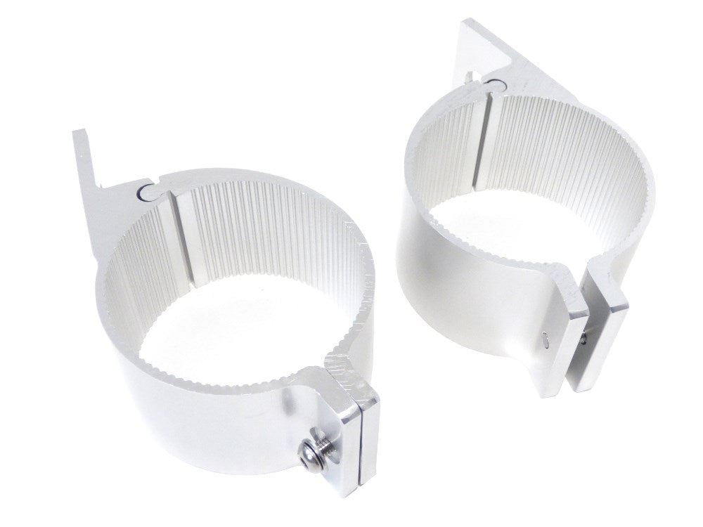 Pair of Circular 2.5 Inch Aluminium Driving Spotlight Brackets – Dachzelt-Zubehör kaufen bei Rooftop Tents Europe