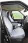 Turtle Covers Seats Tailored Seat Covers Fits Land Rover Discovery 3 & 4 (2004-2017) Seat Covers Right Hand Drive Front Pair (With Armrests) Grey