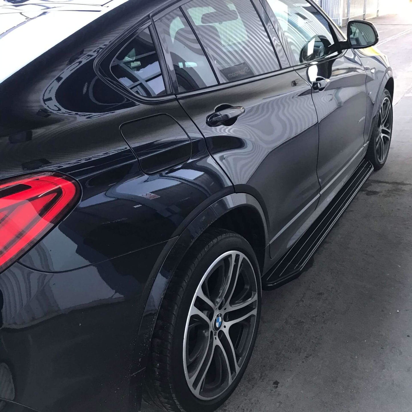 Black Raptor Side Steps Running Boards for BMW X4 2014+ (inc. M Sport Models)