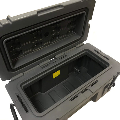 Double-Walled Expedition Overland Camping 52L Grey Plastic Tool Storage Box