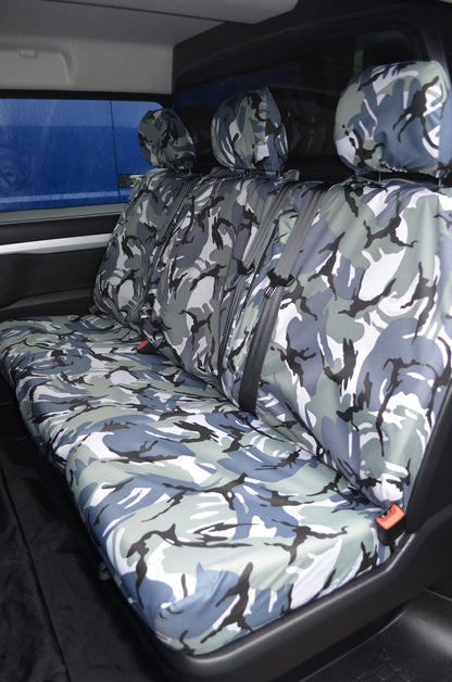 Fits Vauxhall Vivaro 2019+ Crew Cab Rear Tailored Seat Cover