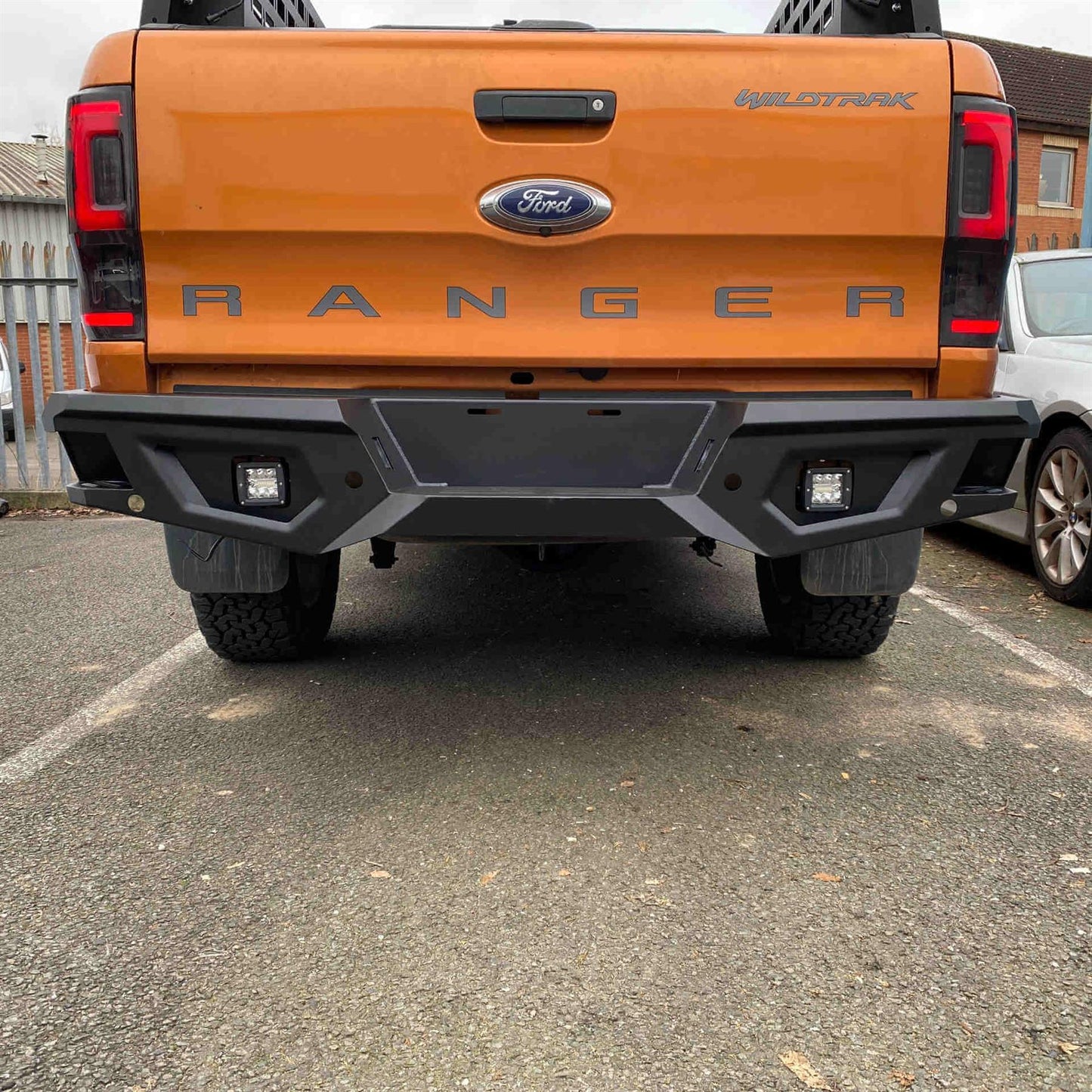 Ford Ranger T7 16-18 Rear Bumper with LED lights