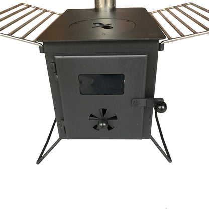 Wood Burning Cubed Outdoor Expedition Overland Camping Cooking Stove