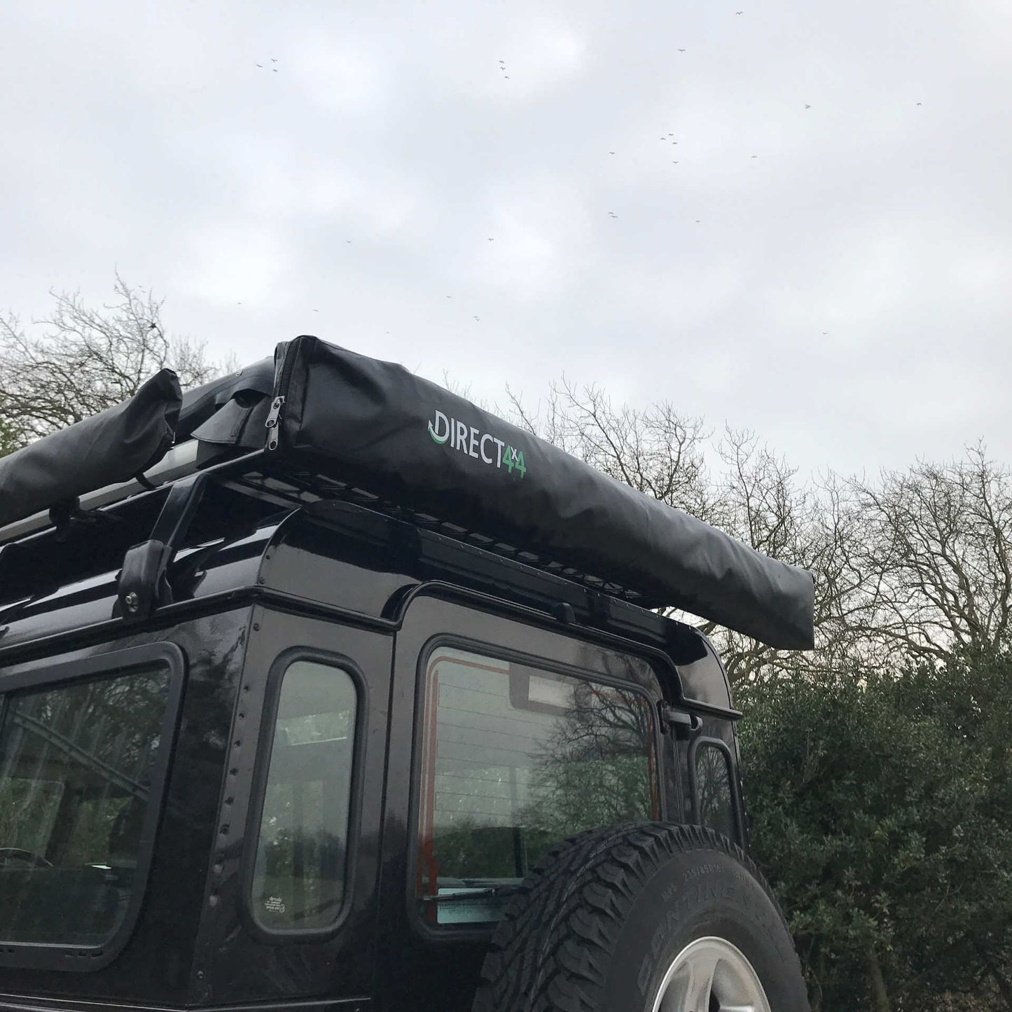 Mini 180-Degree Expedition Overland Fold-out Vehicle Camping Side or Rear Awning