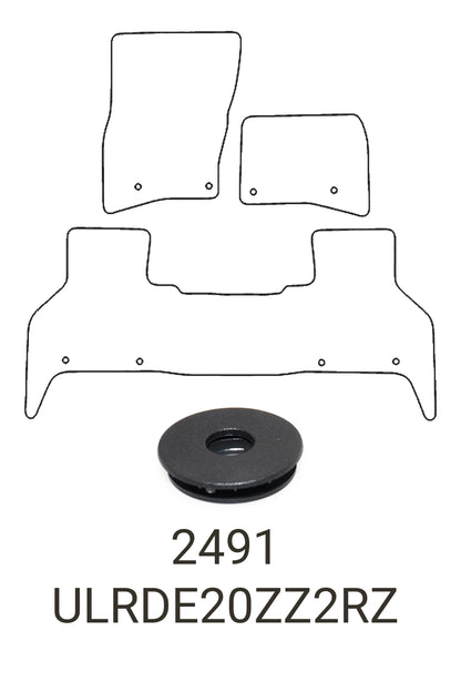 Fits Land Rover Defender 2020+ Tailored Rubber Mats