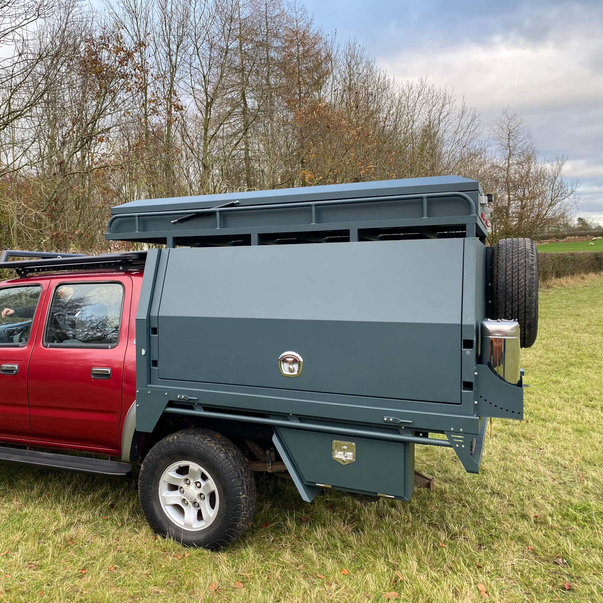 Expedition Pickup Replacement Flatbed with 2 Berth Camping Pod -  - sold by Direct4x4