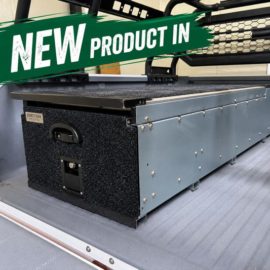 Direct4x4 Drawer Storage Systems XL (1.7m) Sliding Carpet Top Single Drawer Storage System with Divider