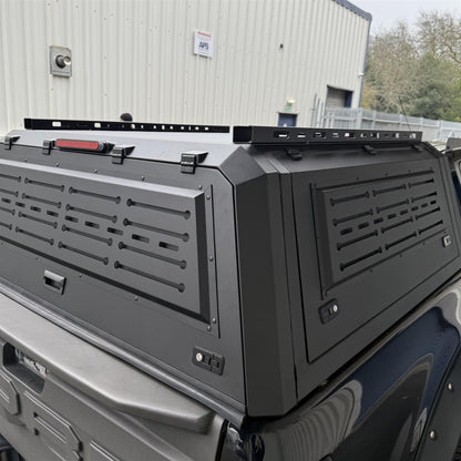 Direct4x4 Pickup Truck Hardtop Canopies Aluminium Trade Style Load Bed Hardtop Canopy for the Ford Ranger 2022+ MK4 T9 (P703) Double Cab