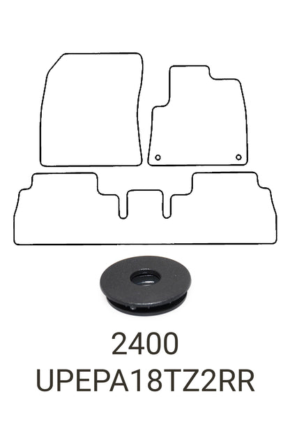 Fits Peugeot Partner 2018+ Tailored Rubber Mats