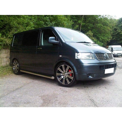 Stainless Steel Side Bars for Volkswagen Transporter T6 SWB