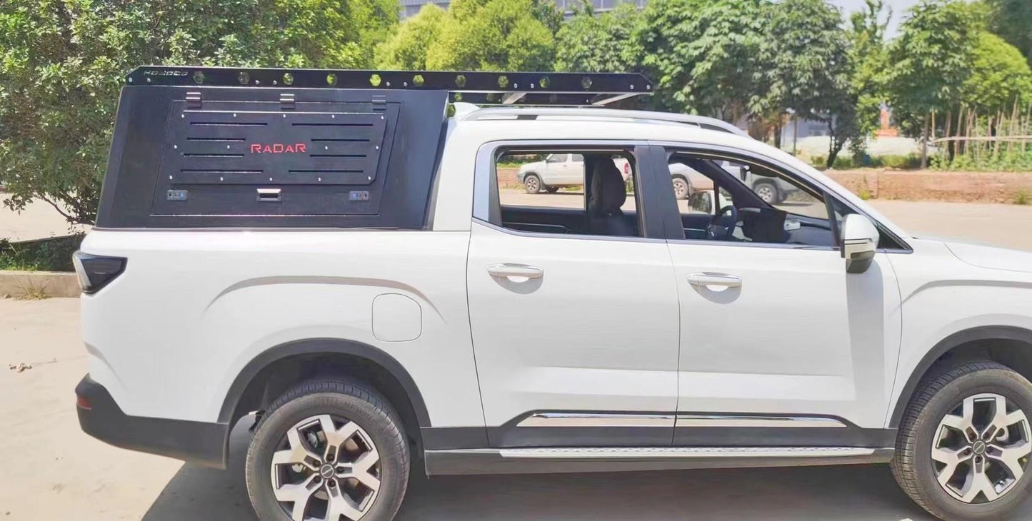 aluminium Canopy with Full Roof Rack for the Toyota