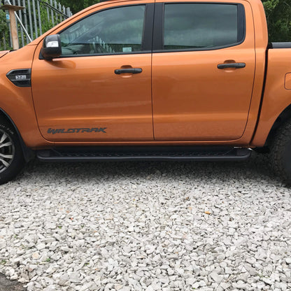 Direct4x4 Side Steps and Bars RockSlider Side Steps Running Boards for Mitsubishi L200 Double Cab 2015+