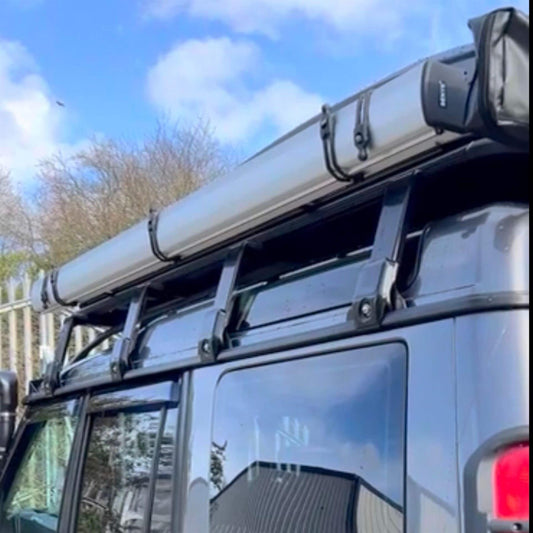 Direct4x4 Side Awnings [CLEARANCE] Expedition Overland Aluminium Hard Cover Pull-out 2.0mx2.5m Vehicle Side Awning