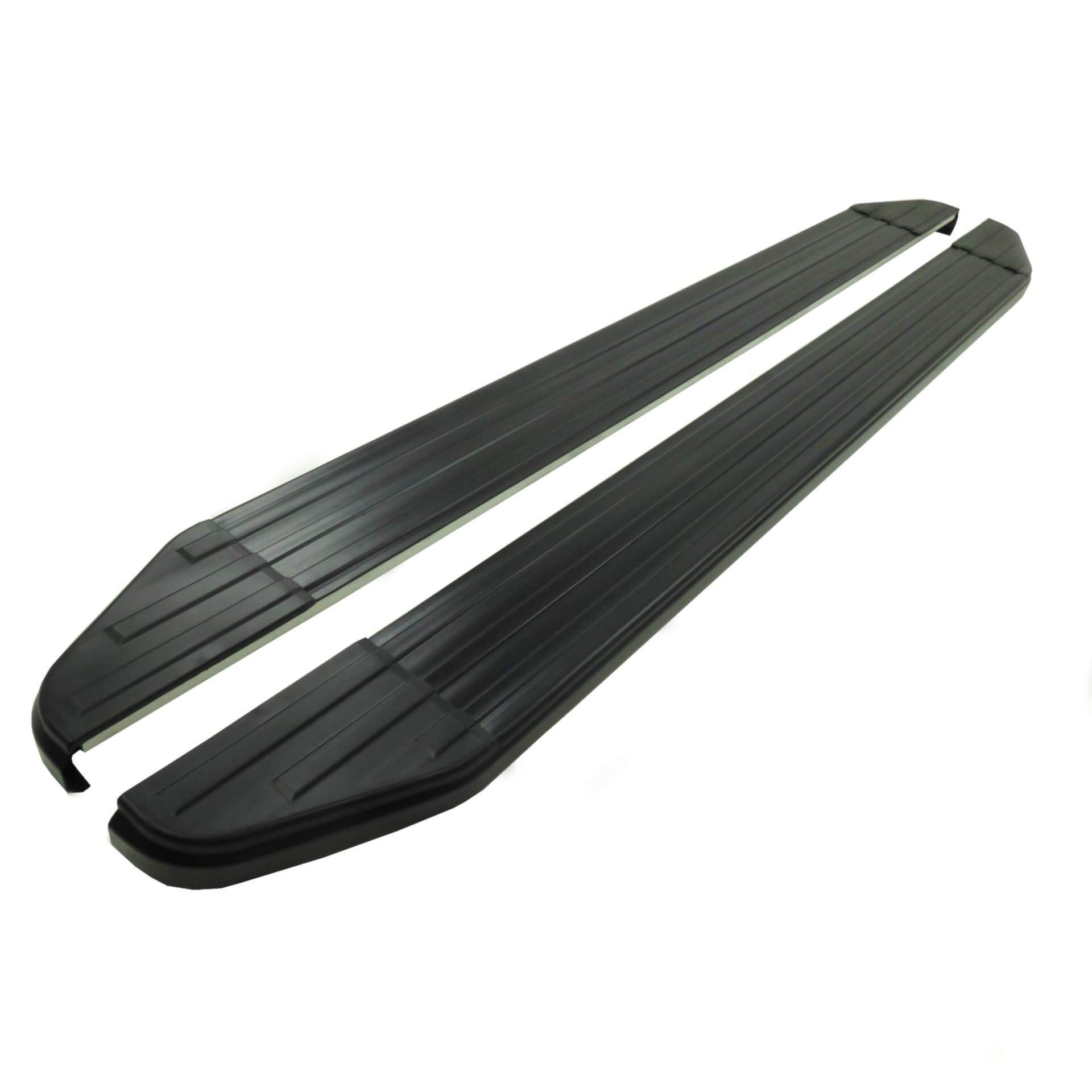 Direct4x4 Side Steps and Bars Black Raptor Side Steps Running Boards for Hyundai Santa Fe 19-20 Pre-Facelift