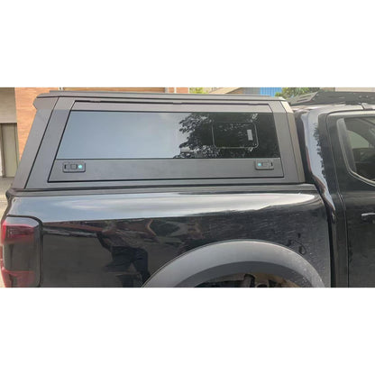 Direct4x4 Pickup Truck Hardtop Canopies Aluminium Slide Window Load Bed Canopy for the Ford Ranger 2012-2022 Double Cab