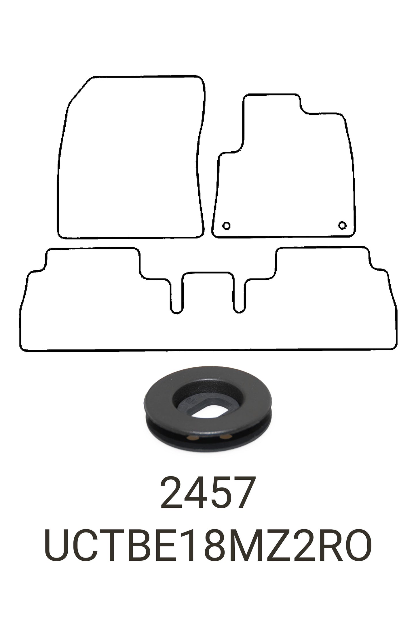 Fits Citroen Berlingo 2018+ Tailored Rubber Mats