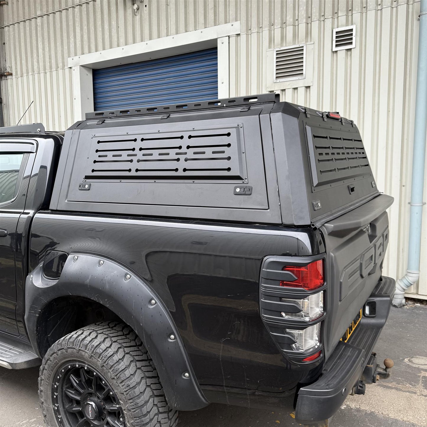 Aluminium Trade Load Bed Canopy for the Ford Ranger 2012-2022 Double Cab