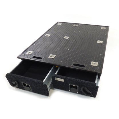 Direct4x4 Drawer Storage Systems [CLEARANCE] Full Width Slide Rubber Top Twin Drawer System