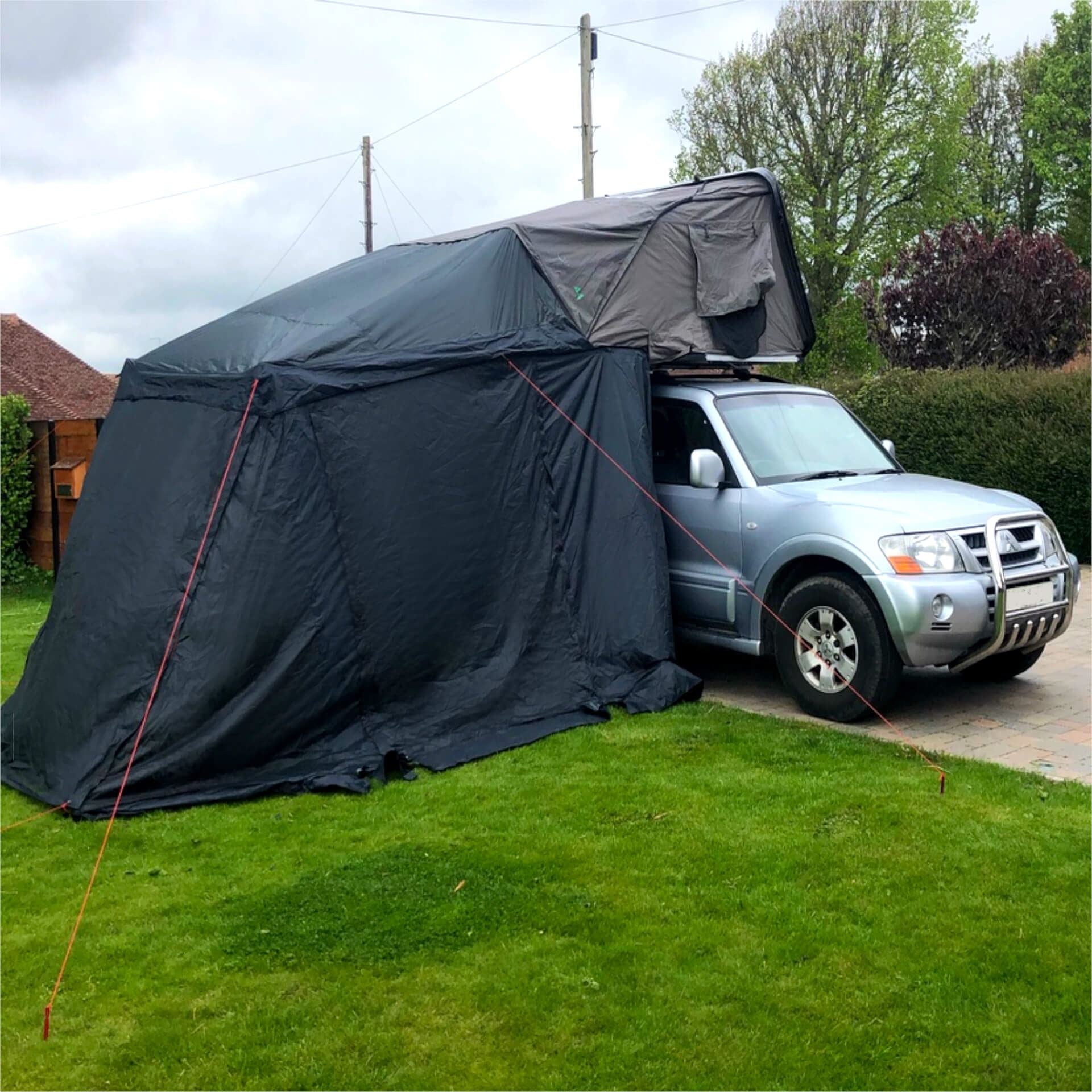 Annex Addon for the Direct4x4 RoofTrekk 4 Person Roof Top Camping Tent in Grey – Markise & Vorzelt kaufen bei Rooftop Tents Europe