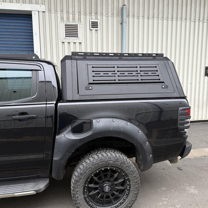 Direct4x4 Pickup Truck Hardtop Canopies Aluminium Trade Style Load Bed Hardtop Canopy for the Ford Ranger 2022+ MK4 T9 (P703) Double Cab