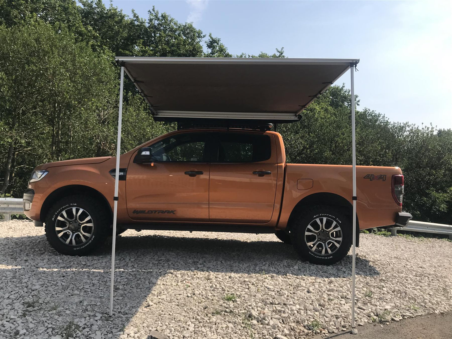 [CLEARANCE] Expedition Pull-out 2.5mx2.5m Forest Green Vehicle Side Awning