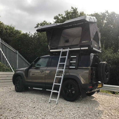 Direct4x4 Roof Top Tents [CLEARANCE] Granite Grey Pathseeker 2-Person Auto Solar Hard Shell Roof Top Camping Tent