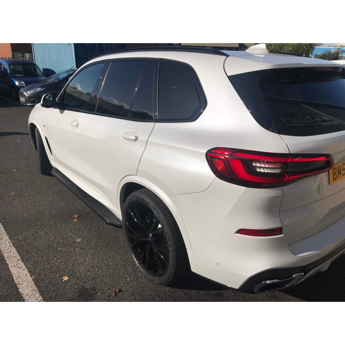 Black Raptor Side Steps Running Boards for BMW X5 G05 2018-2026 (inc. M Sport)