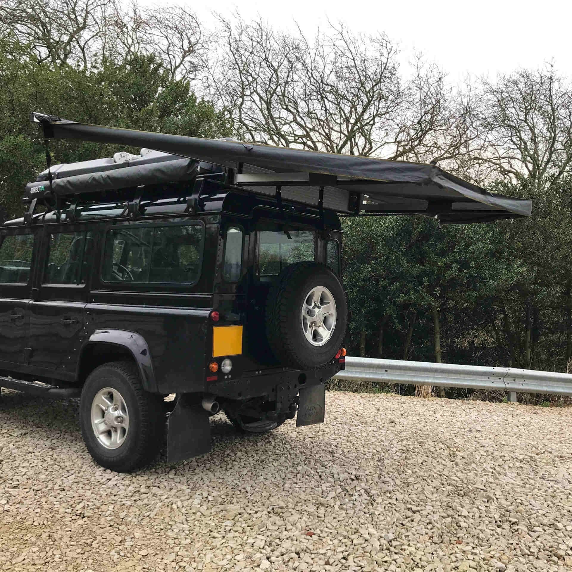 Direct4x4 Side Awnings [CLEARANCE] Mini 180-Degree Expedition Overland Fold-out Vehicle Camping Side or Rear Awning
