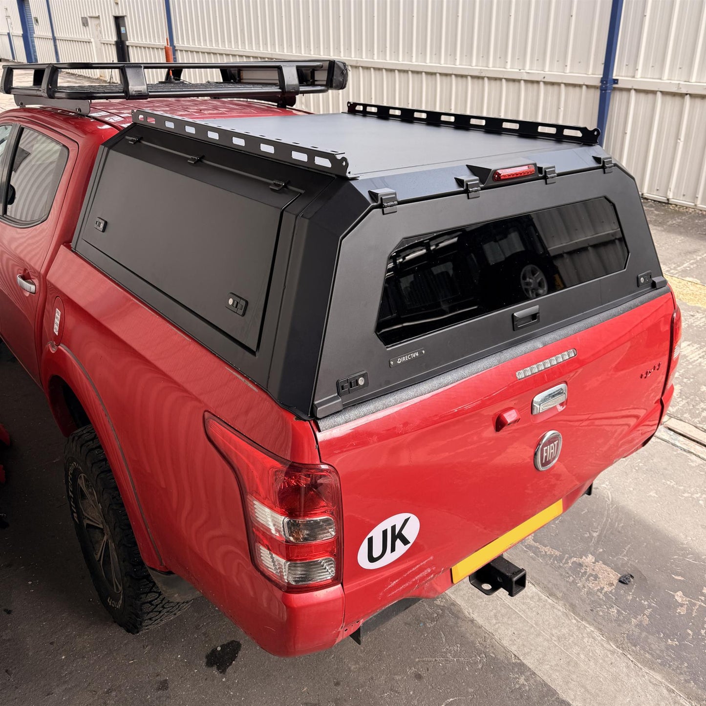 Aluminium Expedition Load Bed Canopy for the Fiat Fullback 2015+ Double Cab