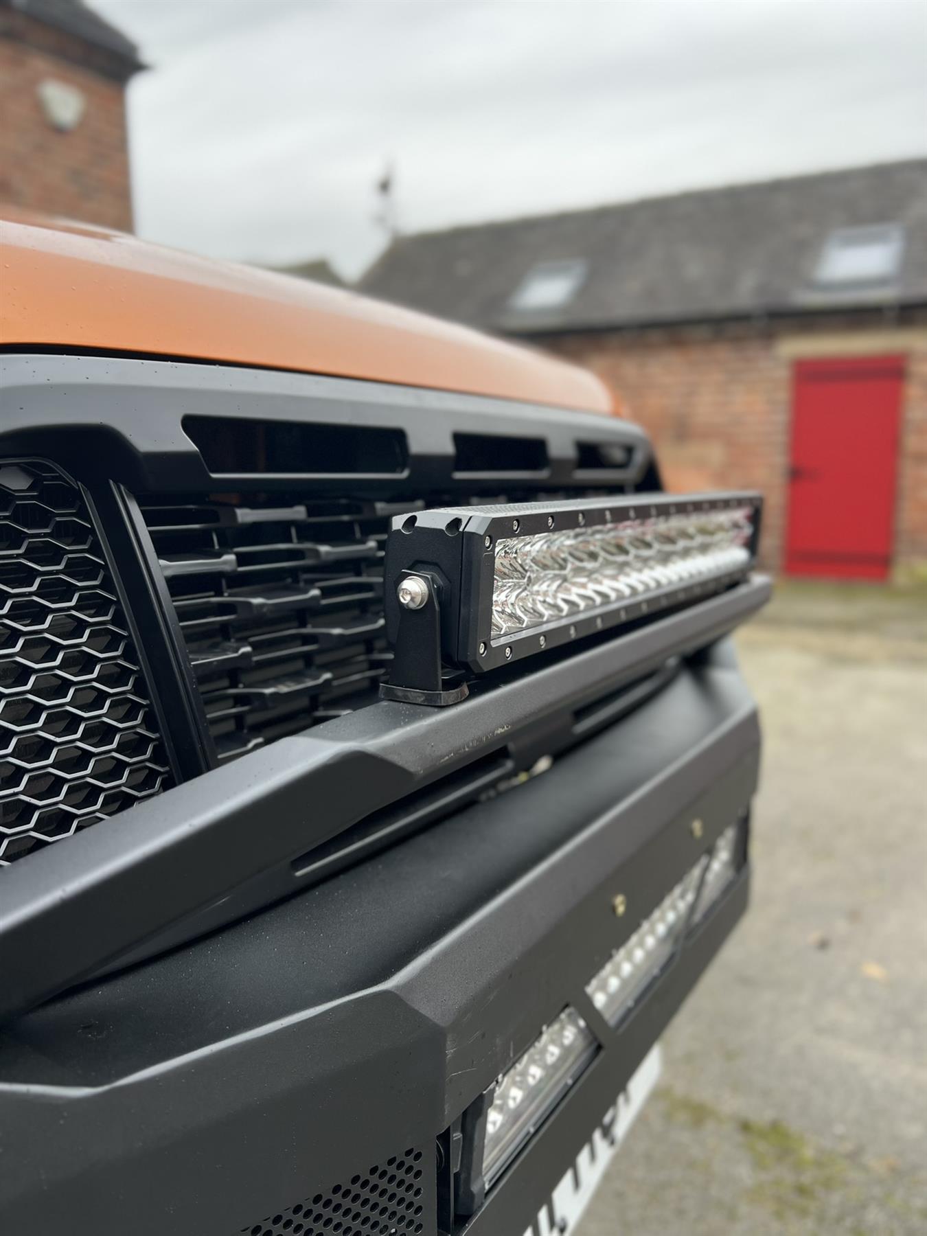 [CLEARANCE] Expedition Style Front AND Rear Bumper with LED Light Bar for the Ford Ranger T7 16-18