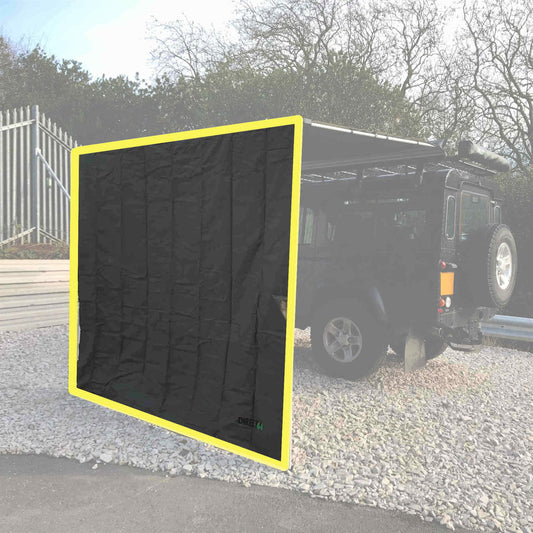 Expedition Pull-out Awning Forest Green Front Windbreak Wall Extension - 1.4m Length x 2.2m Height