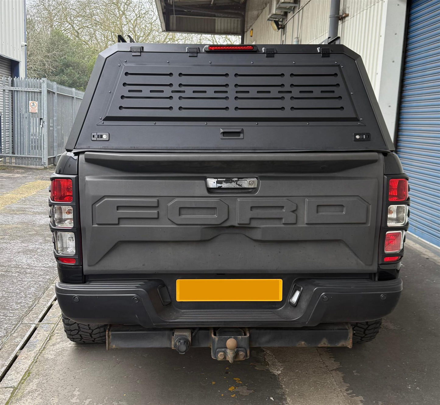 Aluminium Trade Load Bed Canopy for the Ford Ranger 2012-2022 Double Cab