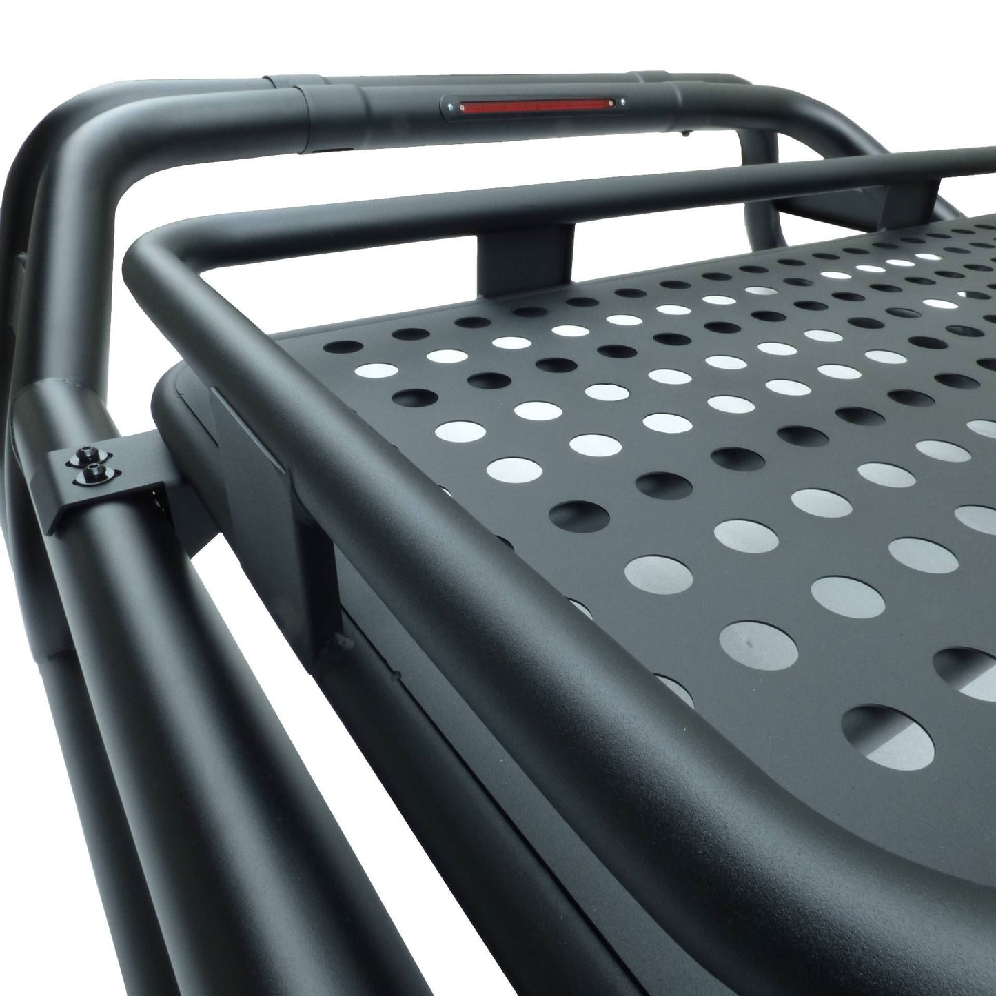 Direct4x4 Pickup Truck Roll Sports Bars [CLEARANCE] Black Long Arm Roll Sports Bar with Cargo Basket Rack