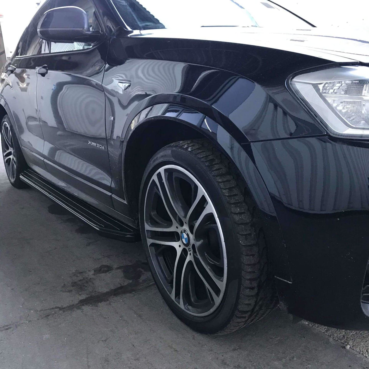 Black Raptor Side Steps Running Boards for BMW X4 2014+ (inc. M Sport Models)