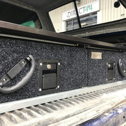 Fixed Rubber Topped Twin Drawer System