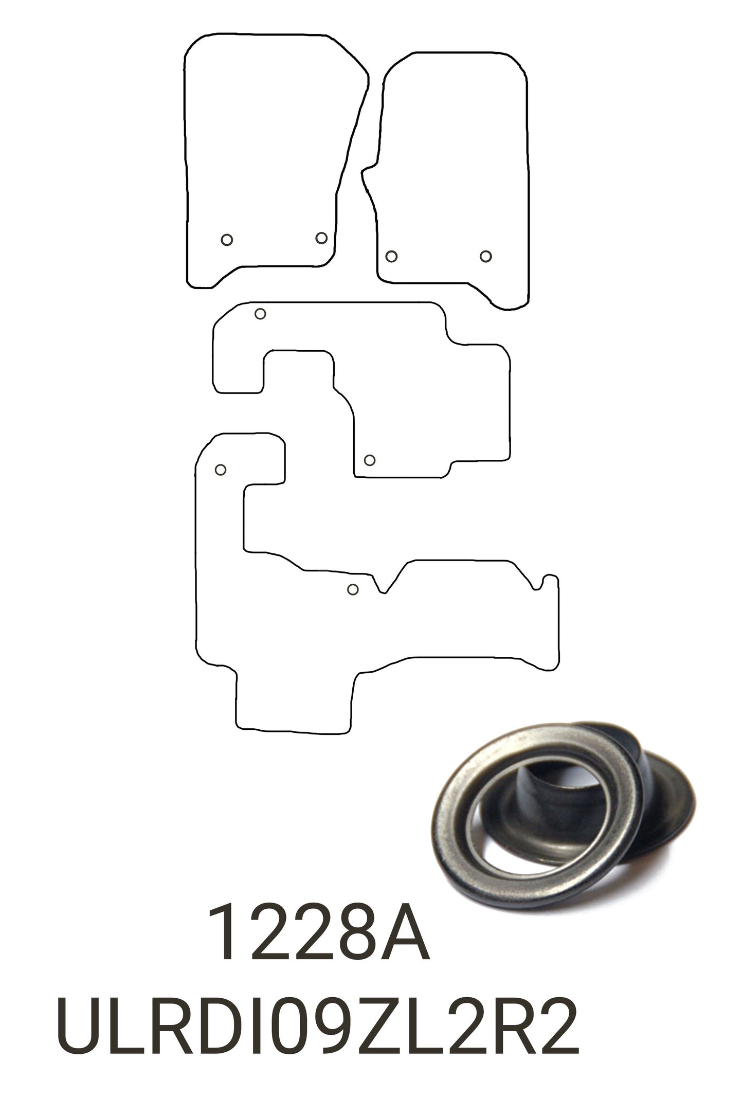 Fits Land Rover Discovery Series 4 Tailored Rubber Mats