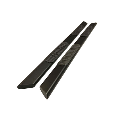 Direct4x4 Side Steps and Bars Black Sonar Side Steps Running Boards for Nissan Navara D40 Double Cab 06-15