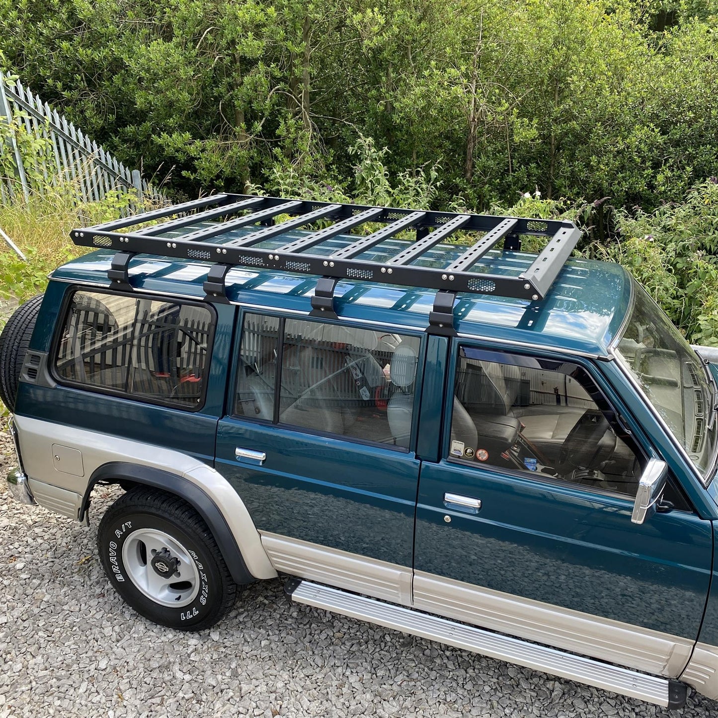 Low Profile Open Bar Roof Rack for the Nissan Patrol Y60