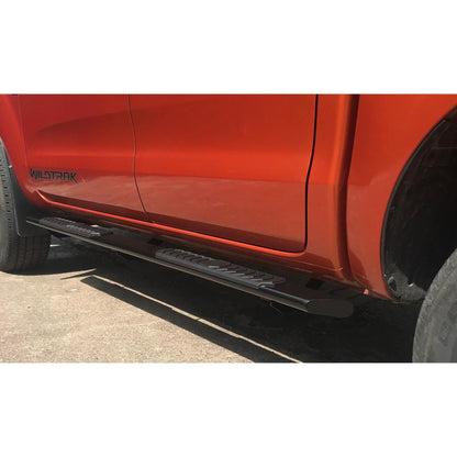 Direct4x4 Side Steps and Bars Black Sonar Side Steps Running Boards for Ford Ranger 2012-2022 MK3 T6 (P375) DC